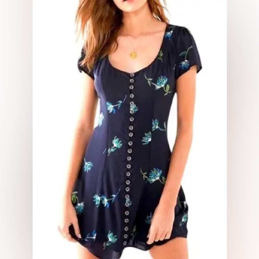 NWOT Urban Outfitters Printed Mini Dress